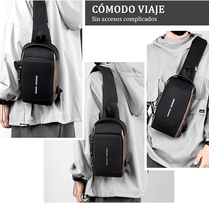 Mochila Antirrobo con Puerto USB – Protección y Comodidad en Movimiento