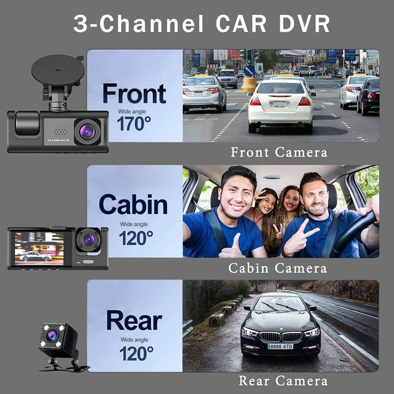 VistaDual ® - Cámara Frontal y Trasera para Carro