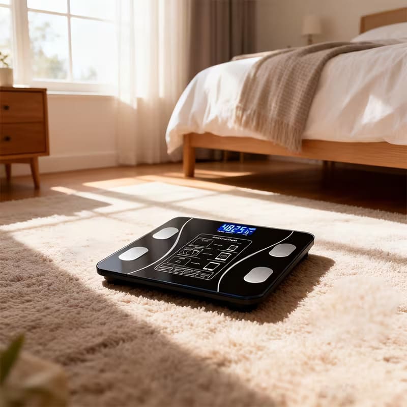 🏋 Báscula Inteligente con Bluetooth + App (Mide Grasa y Músculo)