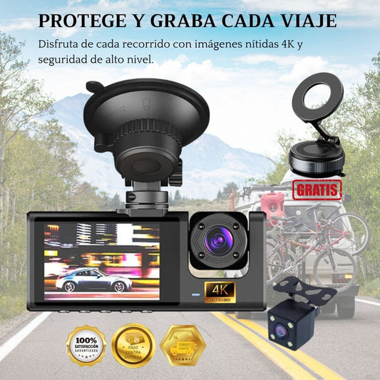 VistaDual ® - Cámara Frontal y Trasera para Carro