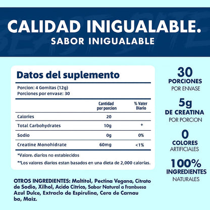 Beast Bites® – La Creatina Más Fácil y Rica | Energía, Fuerza y Resultados