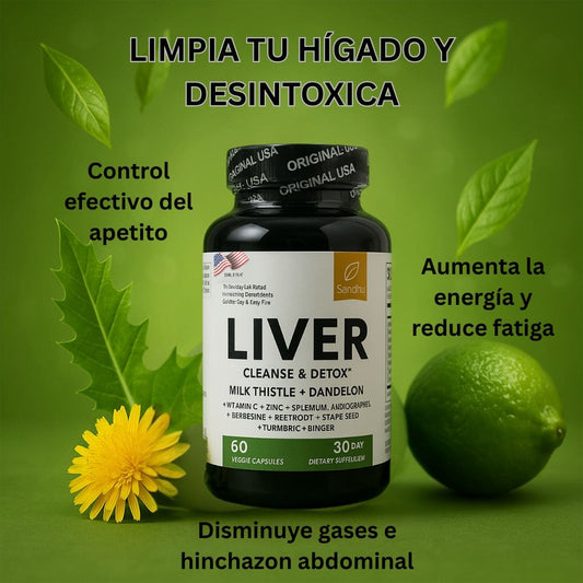 LIVER Cleanse & Detox – Apoya la salud de tu hígado de forma natural