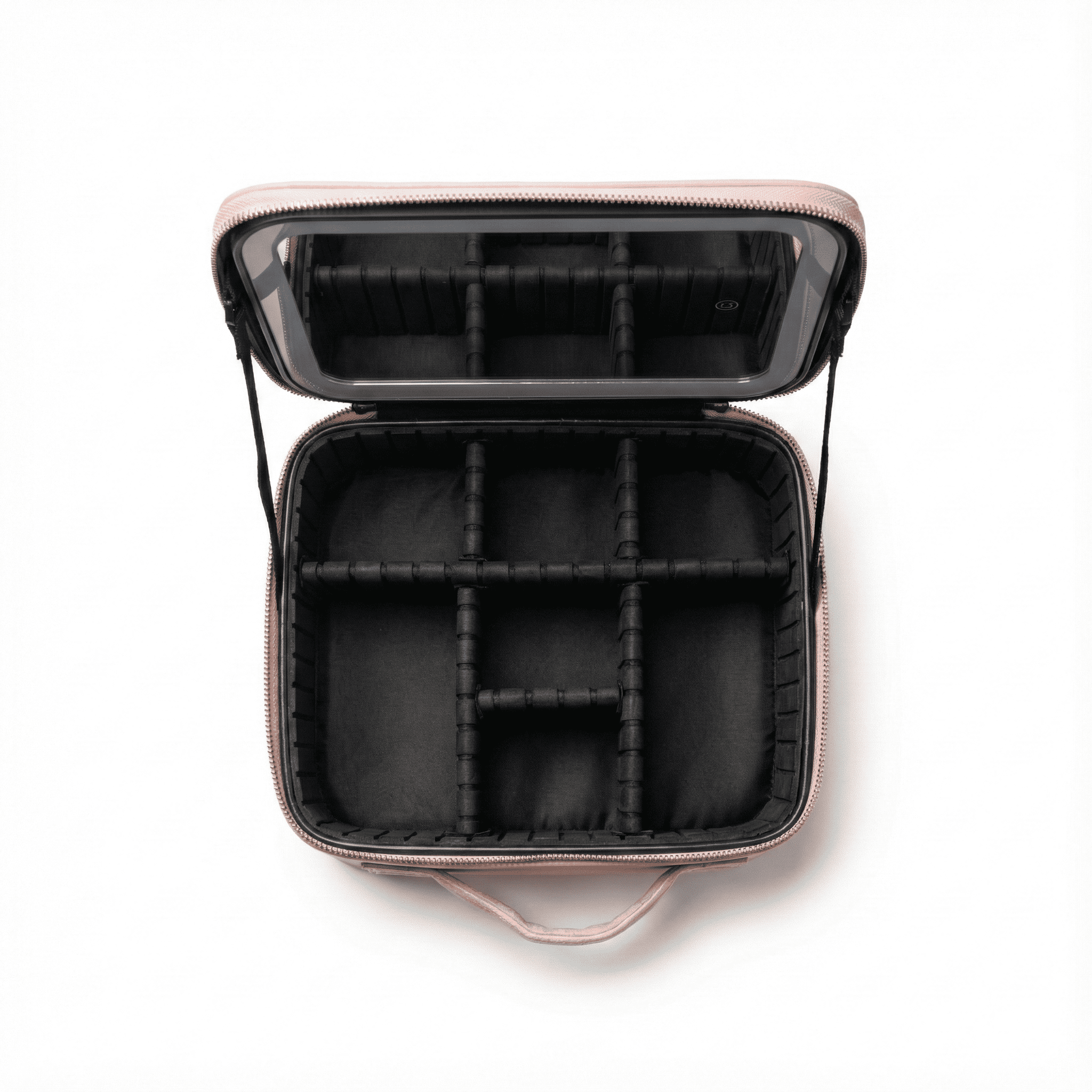 👜 Cosmetiquera Profesional con Espejo LED HD & Organizador Inteligente