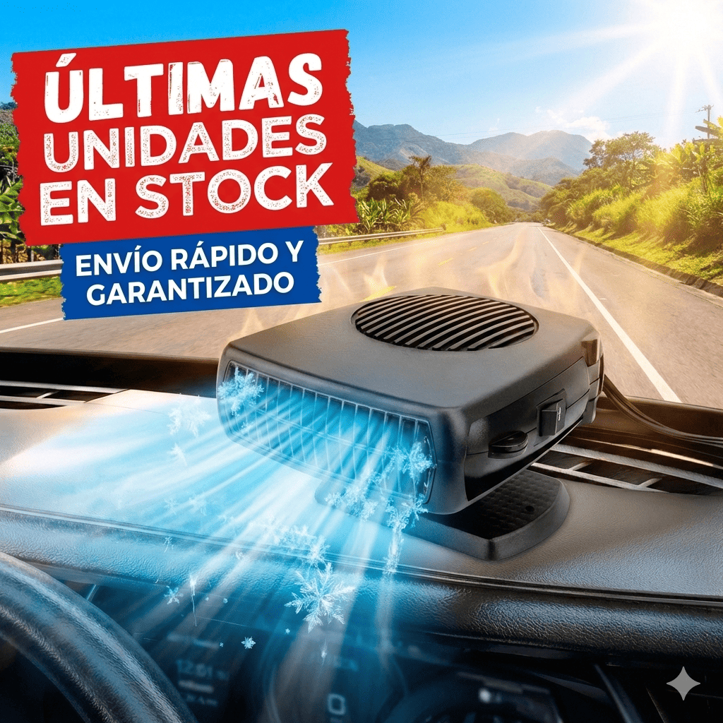 AirFresh® 2 en 1: Climatizador y Calefactor Portátil para Auto