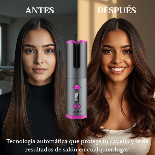 Rizos perfectos en minutos ✨ – Sin esfuerzo, sin salón, en la comodidad de tu casa.